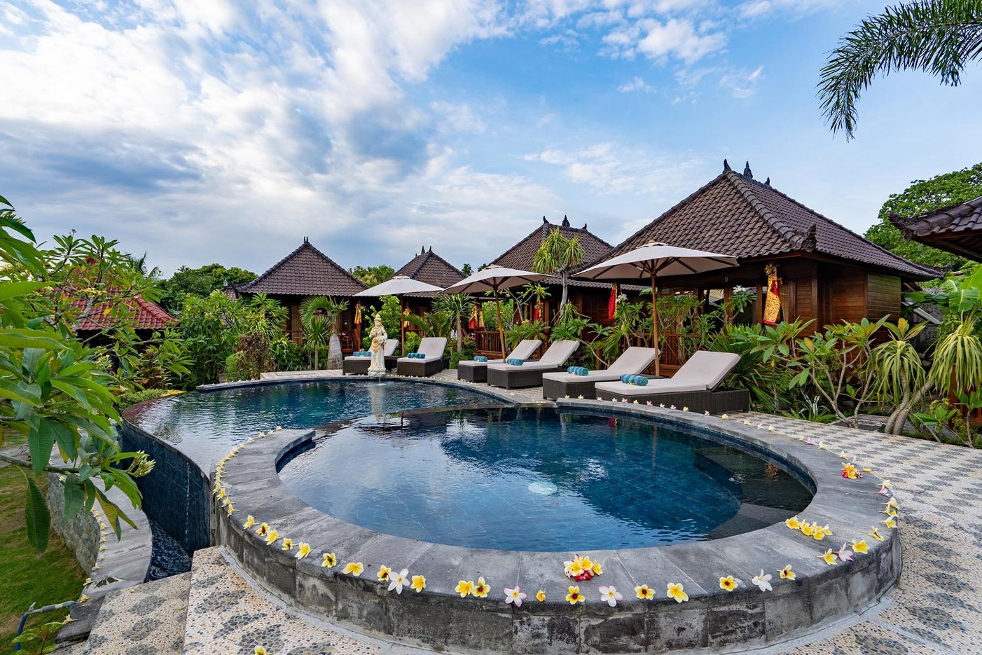 Hotel Karang Mas Lembongan Esterno foto